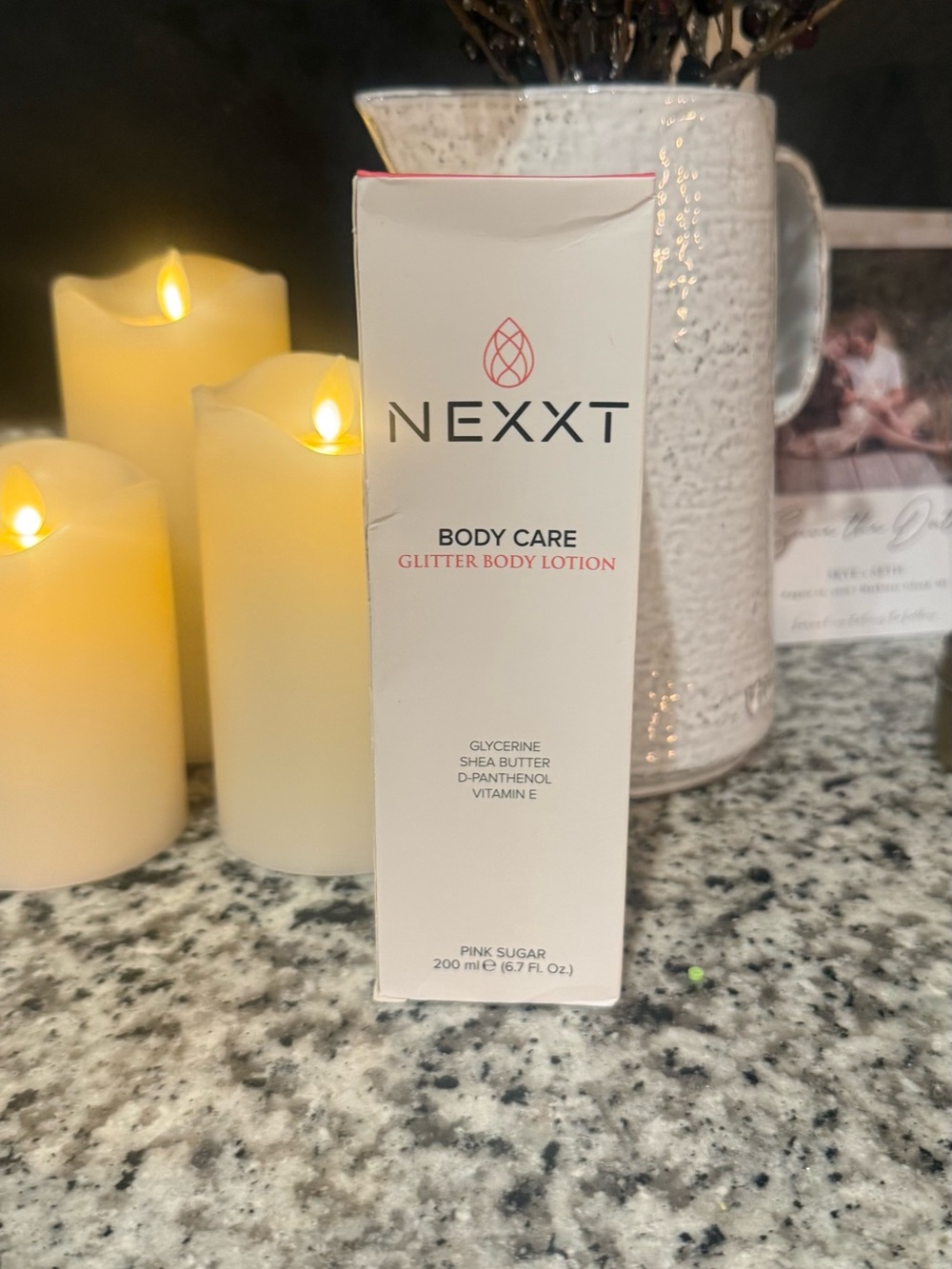 New Nexxt Pink Glitter Body Lotion
